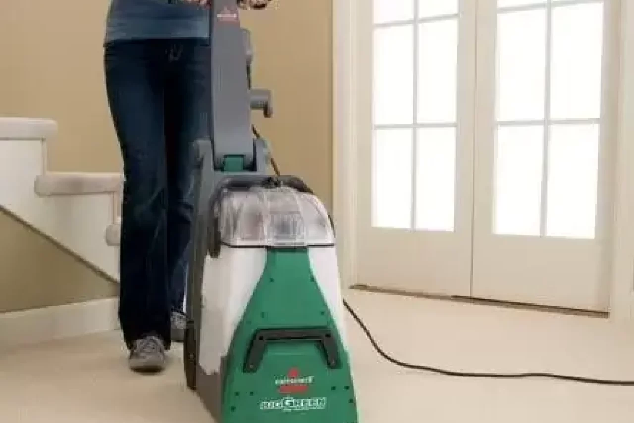 a carpet machine is used to clean the carpet